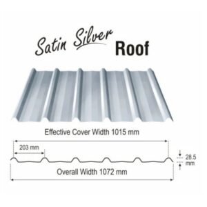 Tata Bluescope Satin Silver Sheets